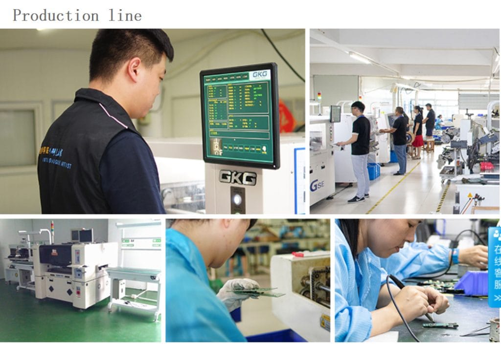 Yingmi audio tour show to customers the production line