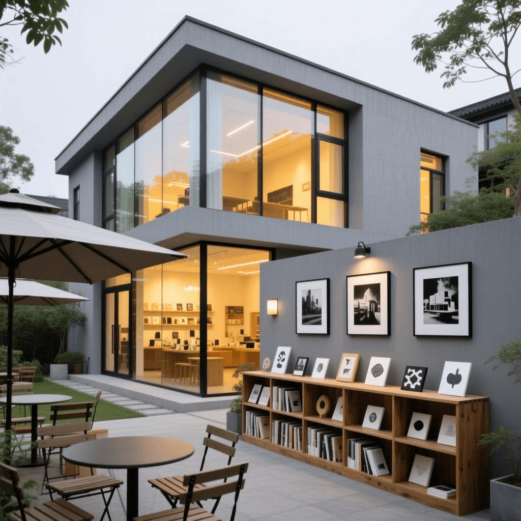 a small cultural and creative park