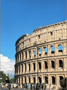 the Colosseum in Rome